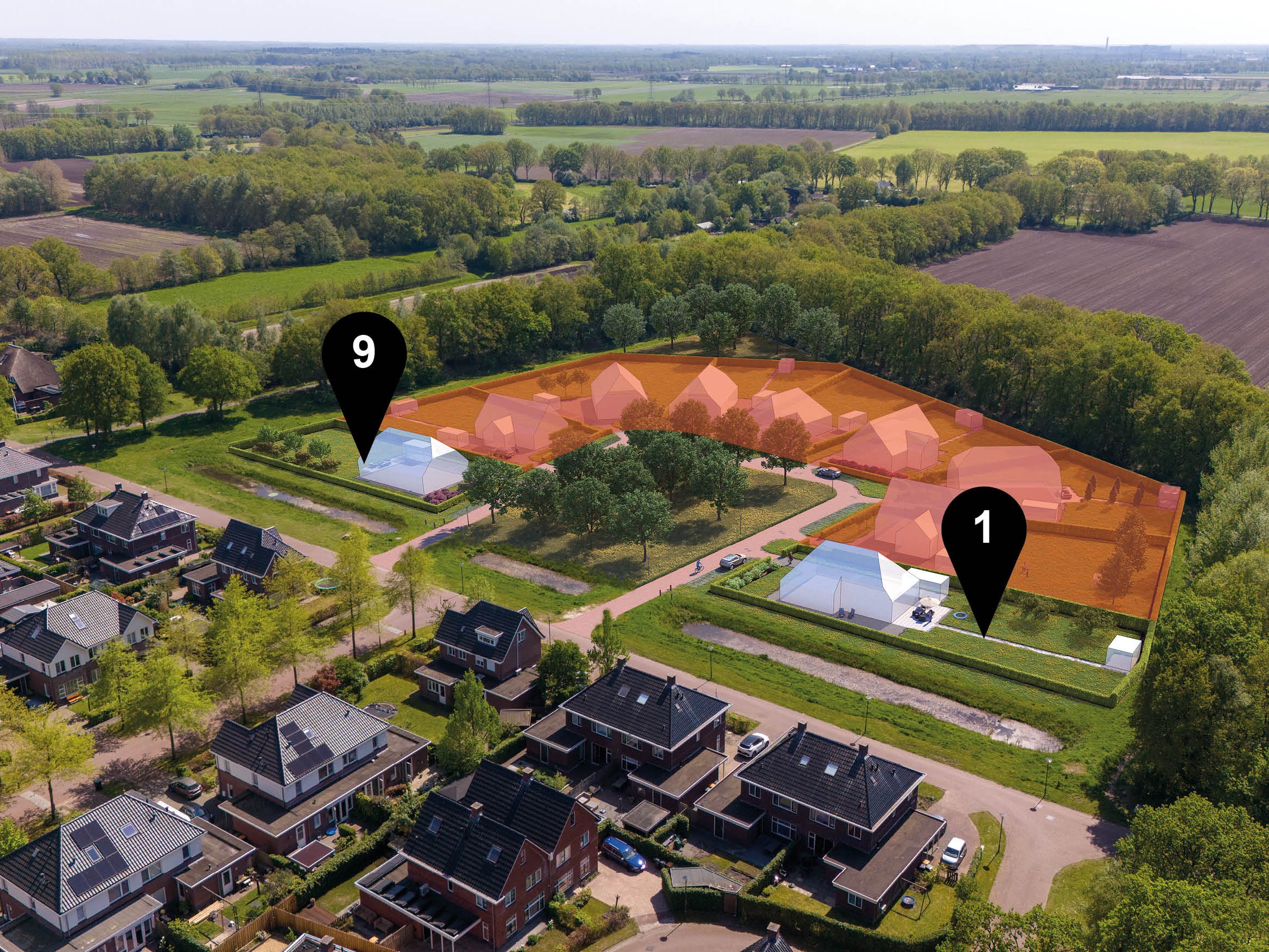 Laatste bouwkavels beschikbaar in Nagtegael